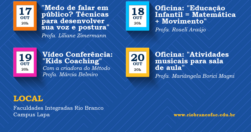 18ª Semana de Pedagogia Rio Branco